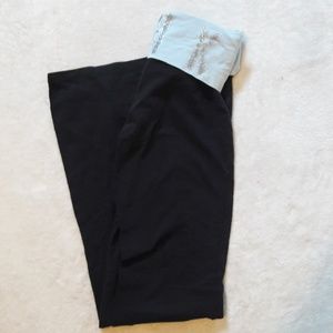 Pink bootcut yoga pants